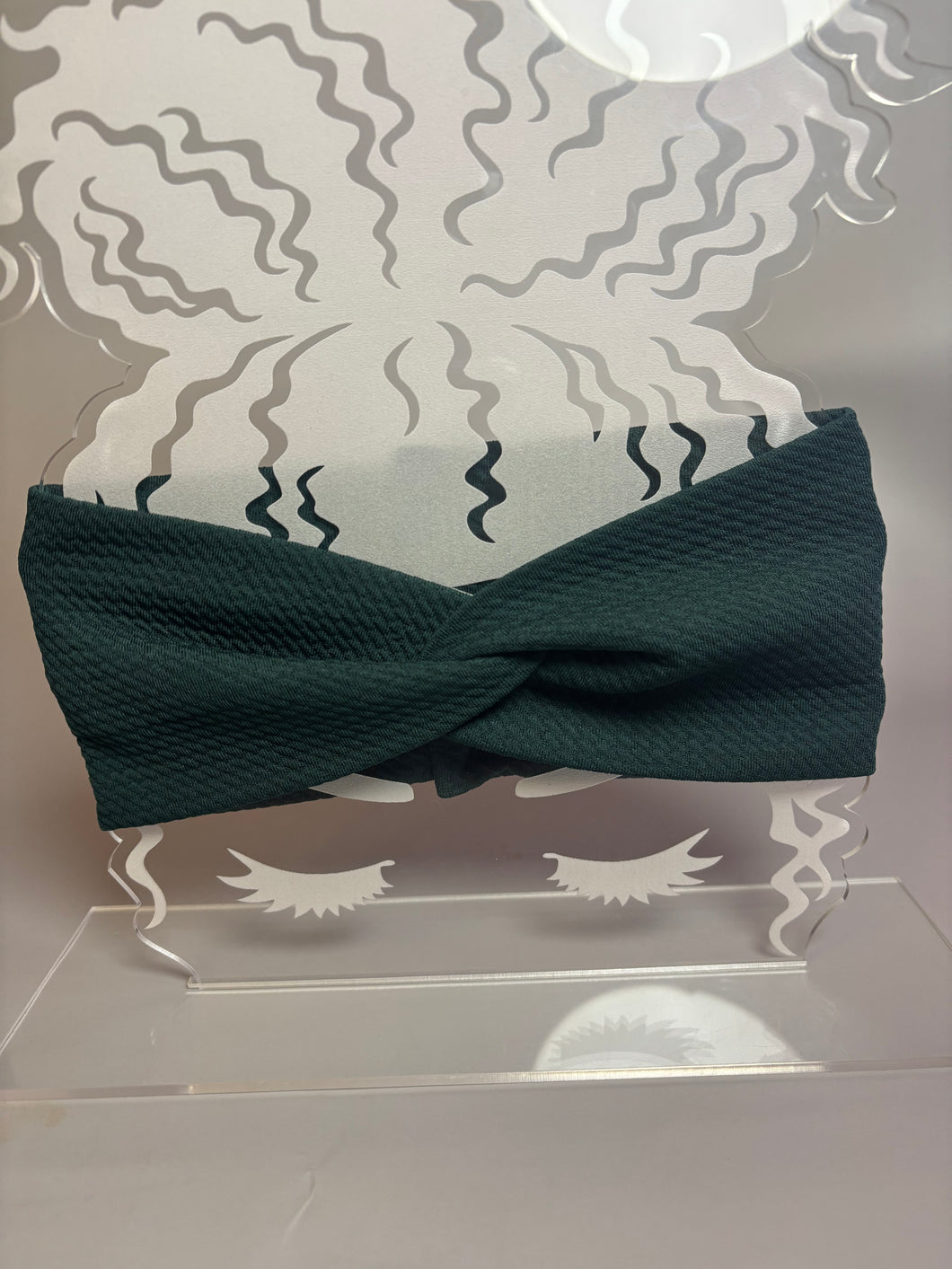 Forest Green Twisted Front Headband