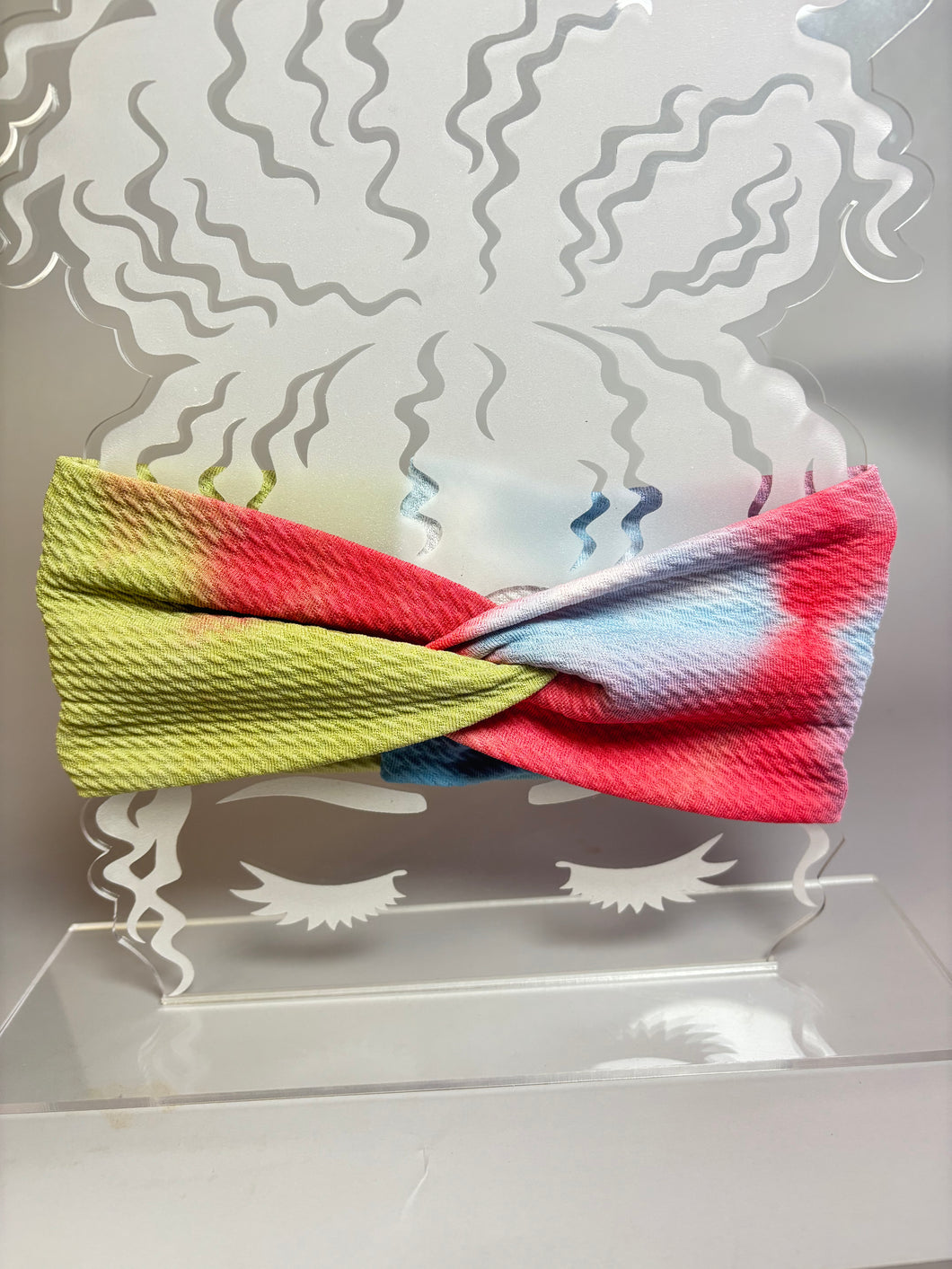 Cotton Candy Twisted Front Headband